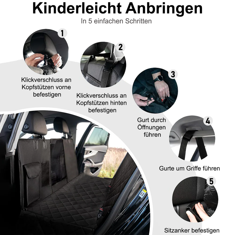 KLEYOP FellSafe  - Stabiler Hundesitz für sichere und saubere Fahrten