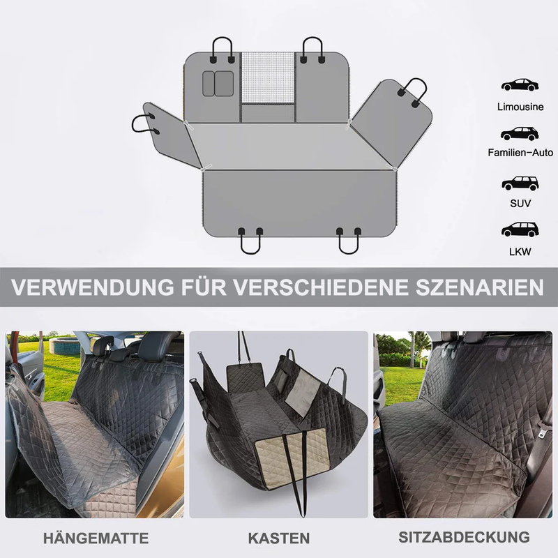 KLEYOP FellSafe  - Stabiler Hundesitz für sichere und saubere Fahrten